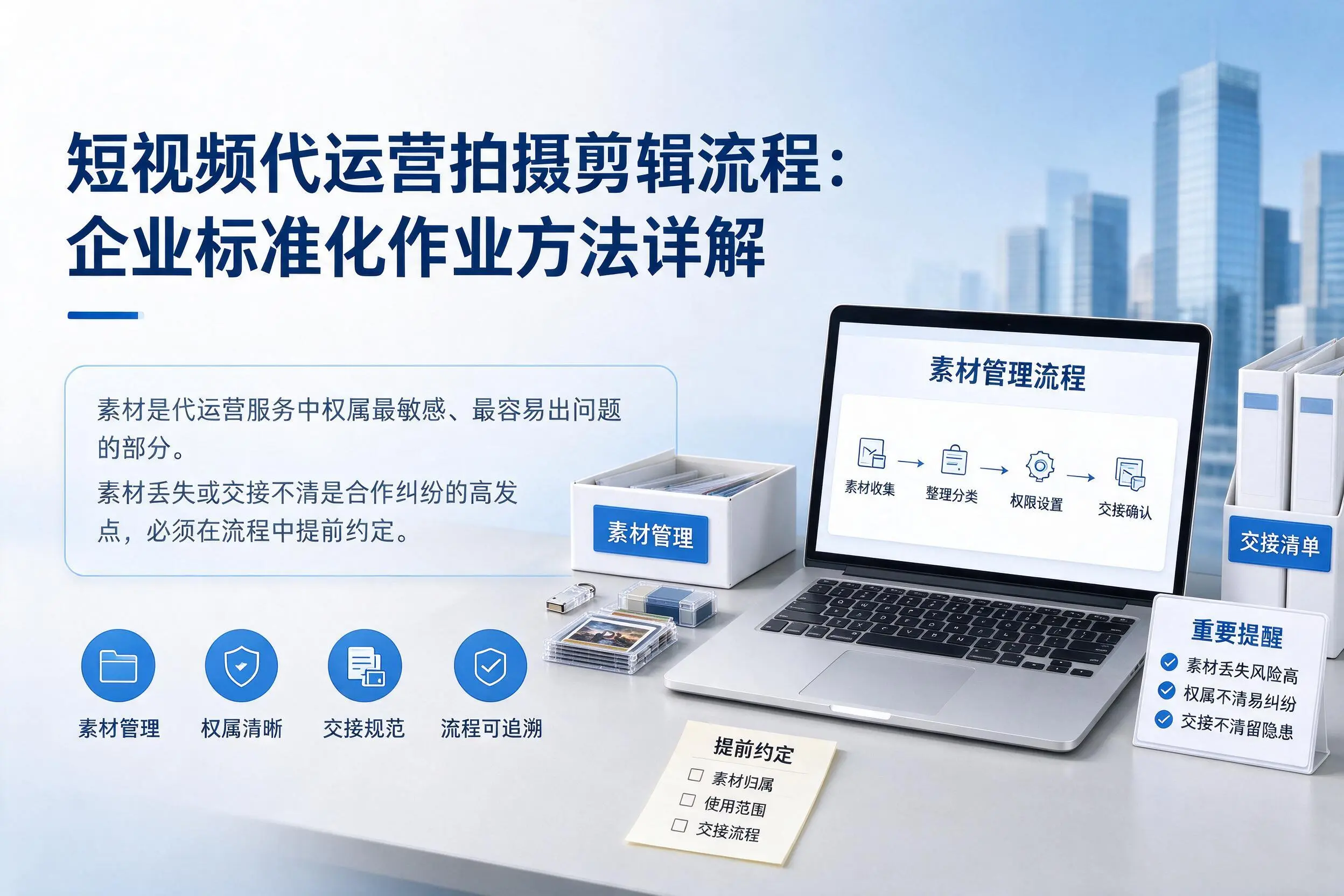 短视频代运营拍摄剪辑流程:遵义企业标准化作业方法详解
