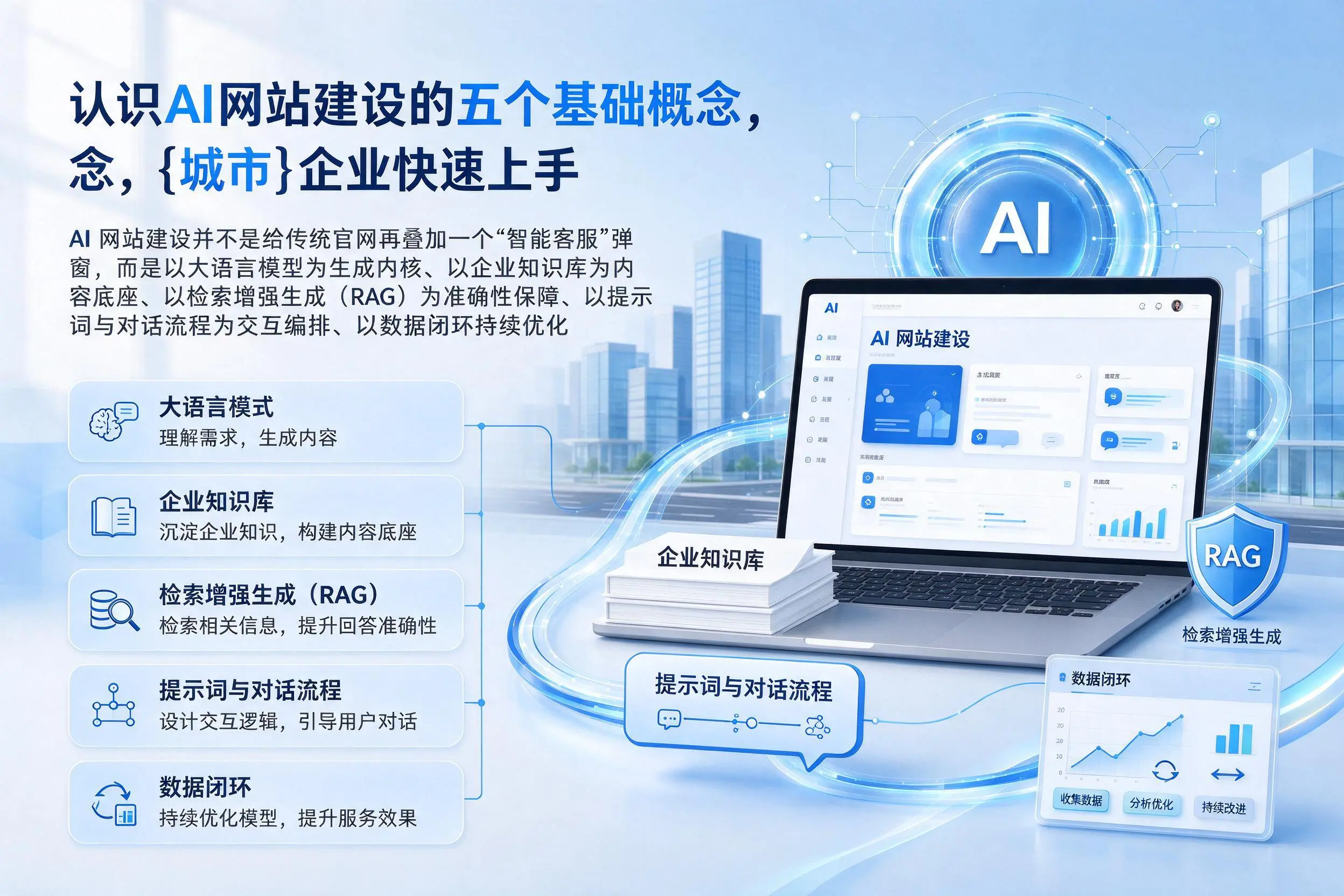 认识AI网站建设的五个基础概念，遵义企业快速上手