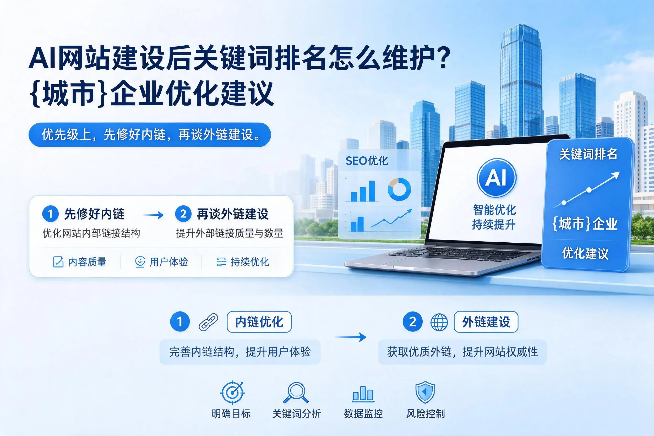 AI网站建设后关键词排名怎么维护？遵义企业优化建议